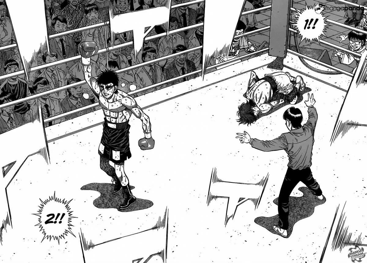 Империя первый шаг полностью. Первый шаг Манга ИППО. Hajime no Ippo Dempsey Roll. Первый шаг удар Демпси Манга. Hajime no Ippo Манга.