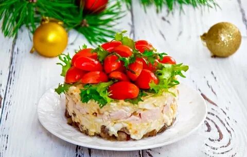 Салаты на новый год с яйцом