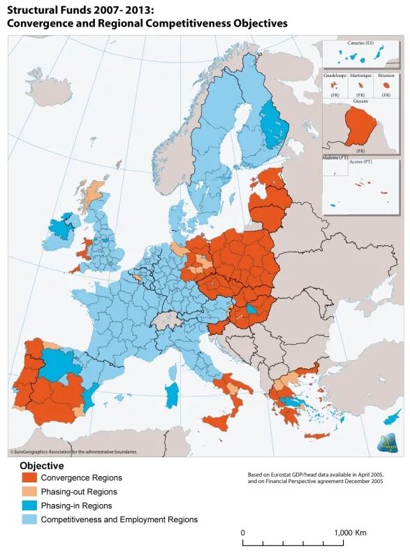 Регионы 2007. Eu регион. regional policy. the european union explained: regional policy 2007-2013. классификация приграничных регионов европы objective 1 regions.