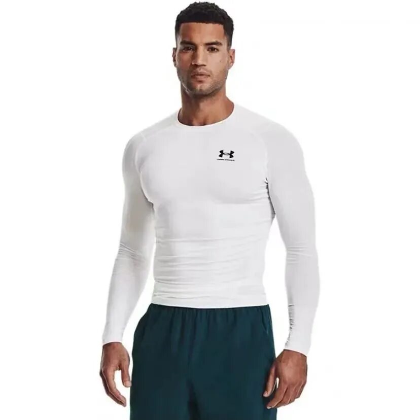 Компрессионная футболка under armour. Белая поло андер армор. Белая компрессионка under armour. Термобелье under armour coldgear. Under armour white.