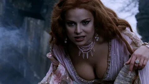 The pink dress of Aleera (Elena Anaya) in Van Helsing.