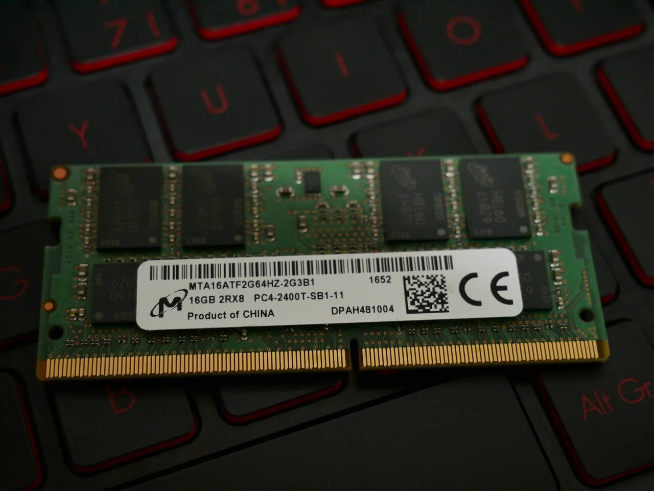 Память для ноутбука ddr4 16