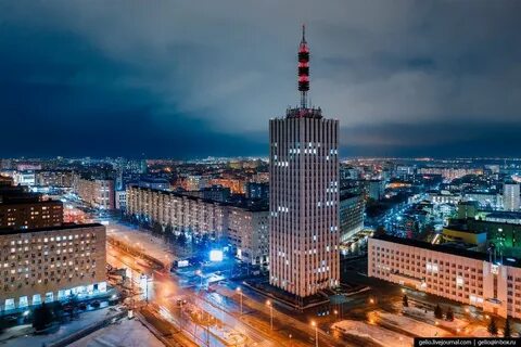 Архангельск с высоты - столица Русского Севера.