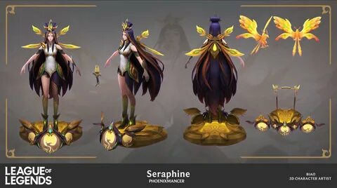Graceful Phoenix Seraphine 3D Model by Zhang Biao. pic.twitter.com/7H1oMqK4...