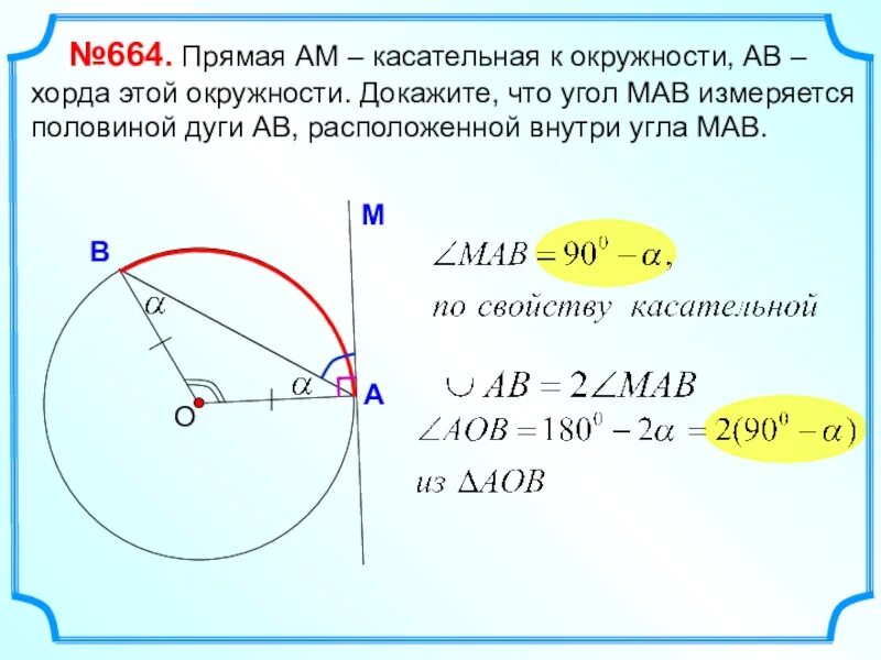 Найти длину дуги ab