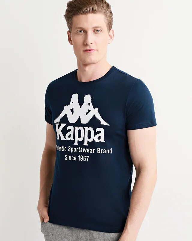 Kappa футболка мужская 2020. Футболка Kappa 67 мужская. Майка Kappa мужская. Футболка Каппа на мужчине. Озон футболки с длинным рукавом