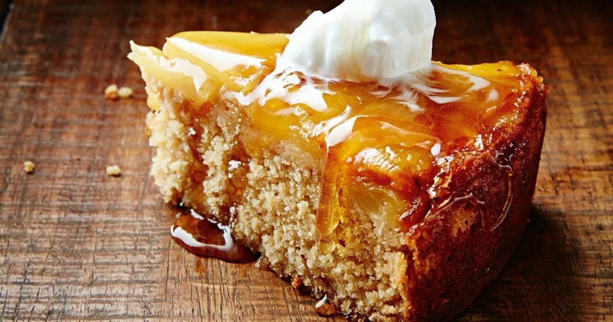 Upside cake