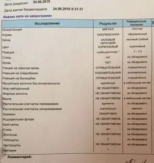 Йодофильная в кале у ребенка