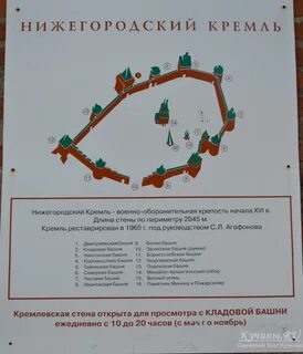 Сколько башен у нижегородского кремля