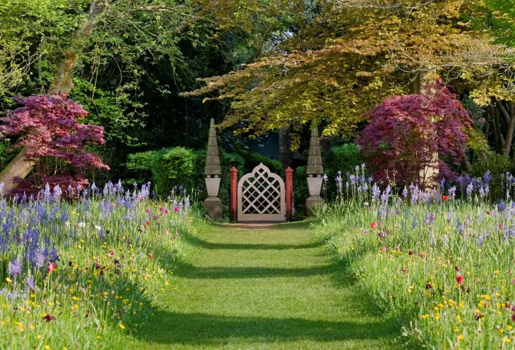 5 лучших садов. гранд гарден сад. хидкот мэнор. английский сад принца чарльза. ландшафт сада.