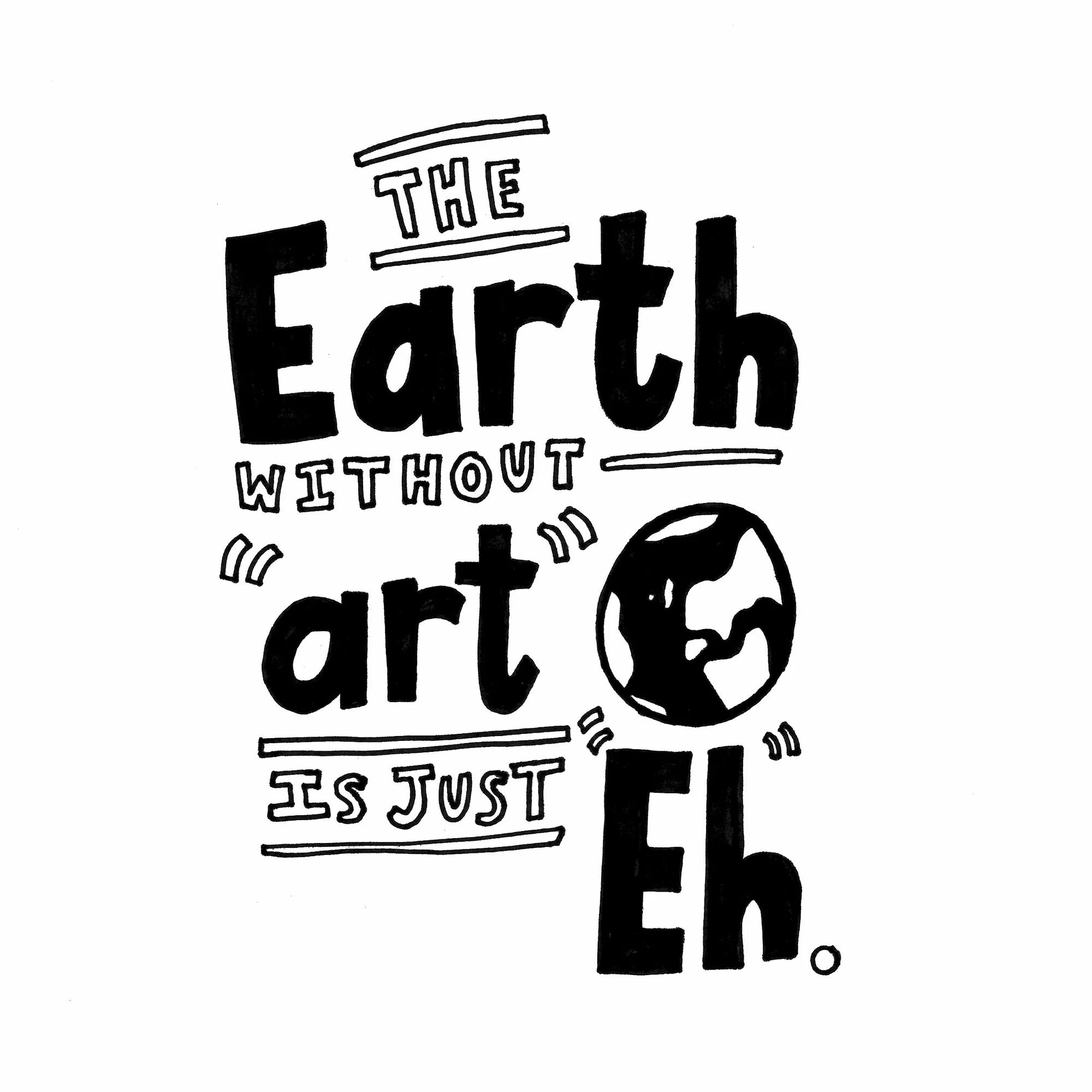 Earth without Art is just. Without Art is just eh. Life without Art is. Just eh. The Earth without Art is just eh брелок.