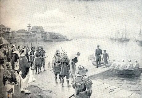 1854 открытие японии