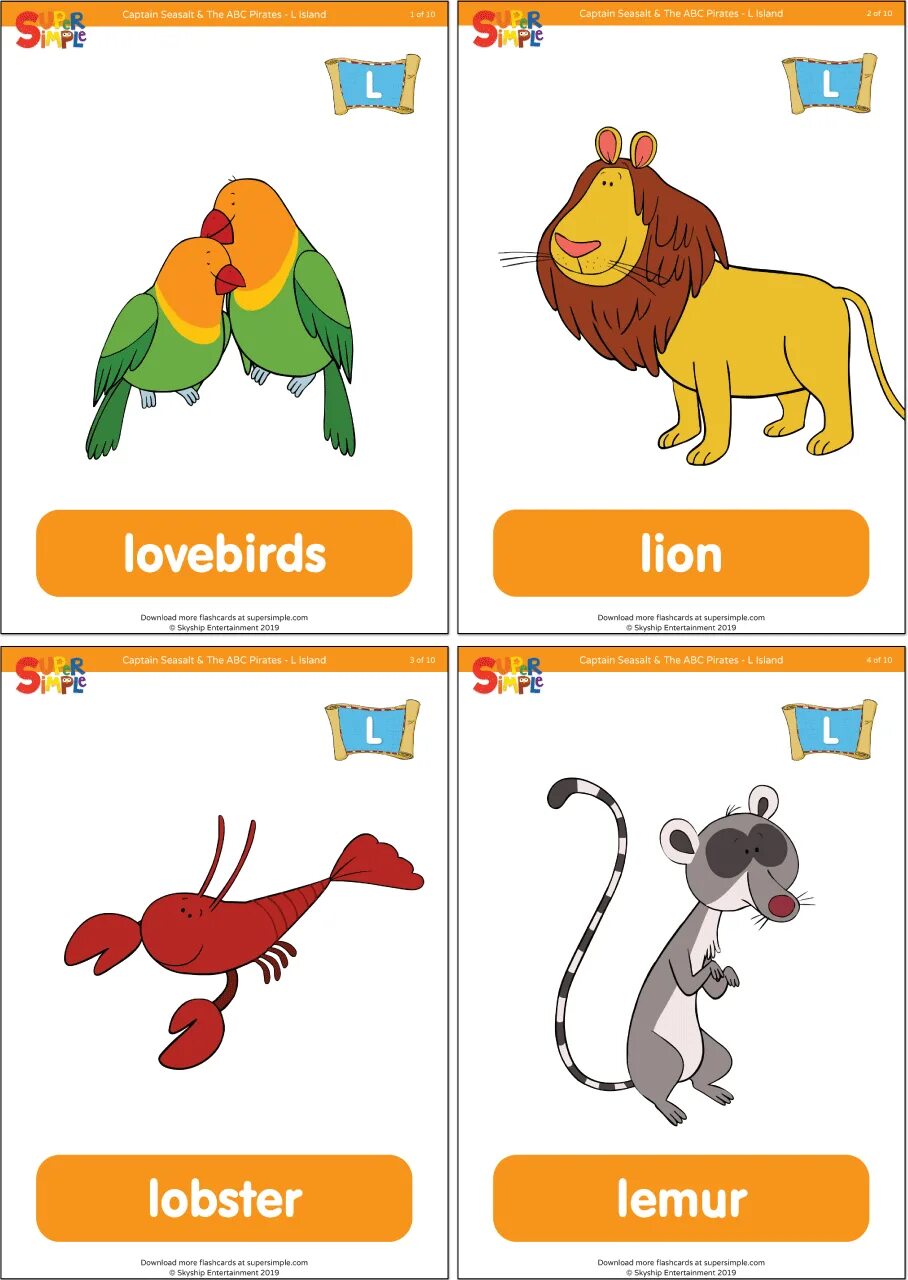 Can you clap super simple. Super simple flashcards. super simple abc. letter l flashcards. pirate abc.