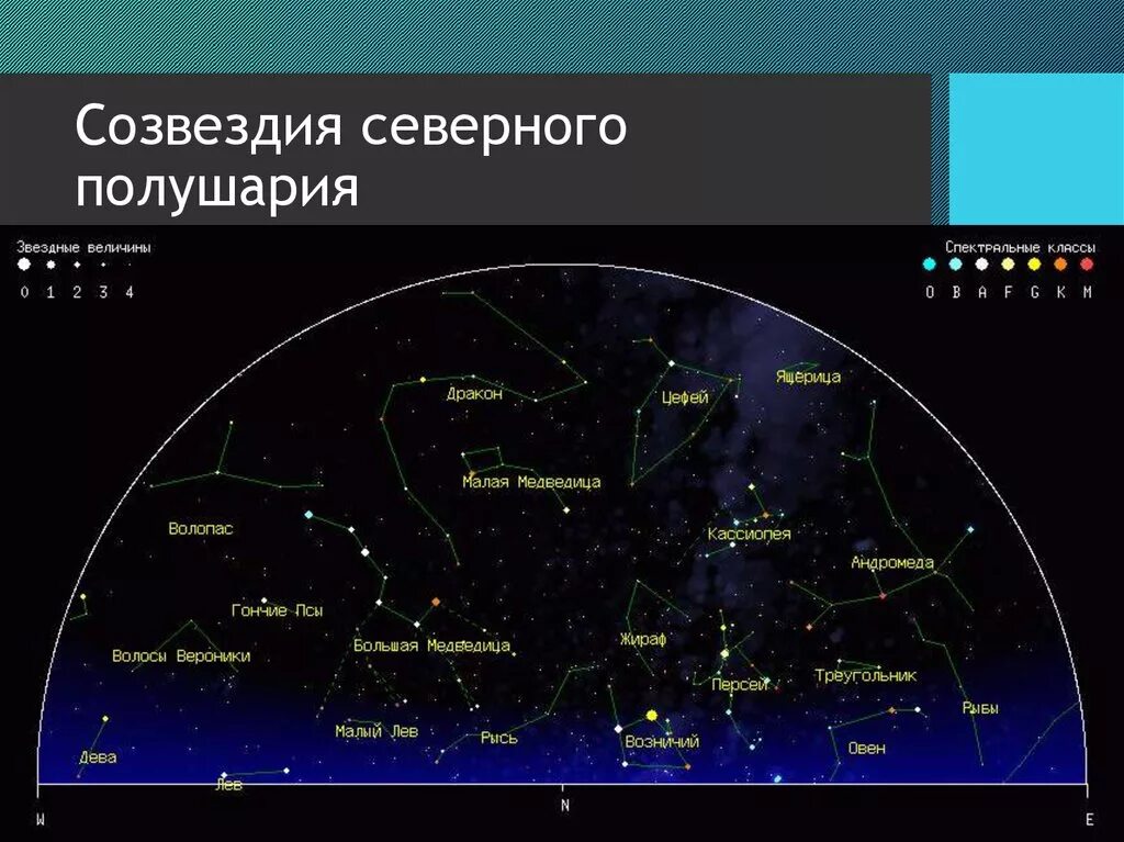 Созвездие северного полушария называется