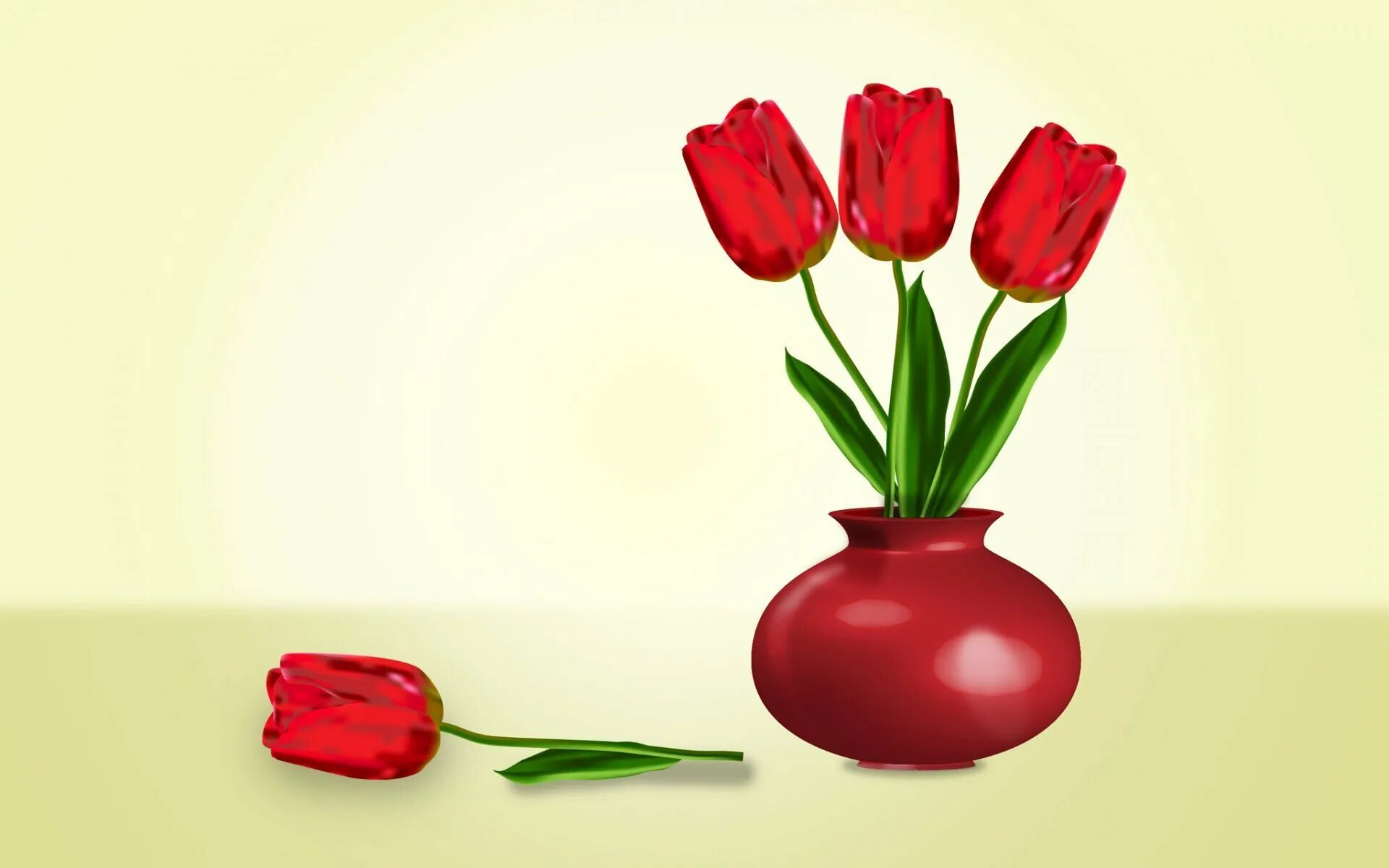 3 красных тюльпана. Тюльпаны в вазе. Ваза с тюльпанами. Букет тюльпанов в вазе. Тюльпаны рисунок.