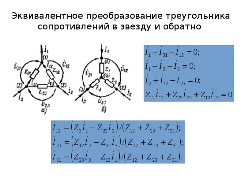 Метод преобразования треугольника. Метод преобразования треугольника