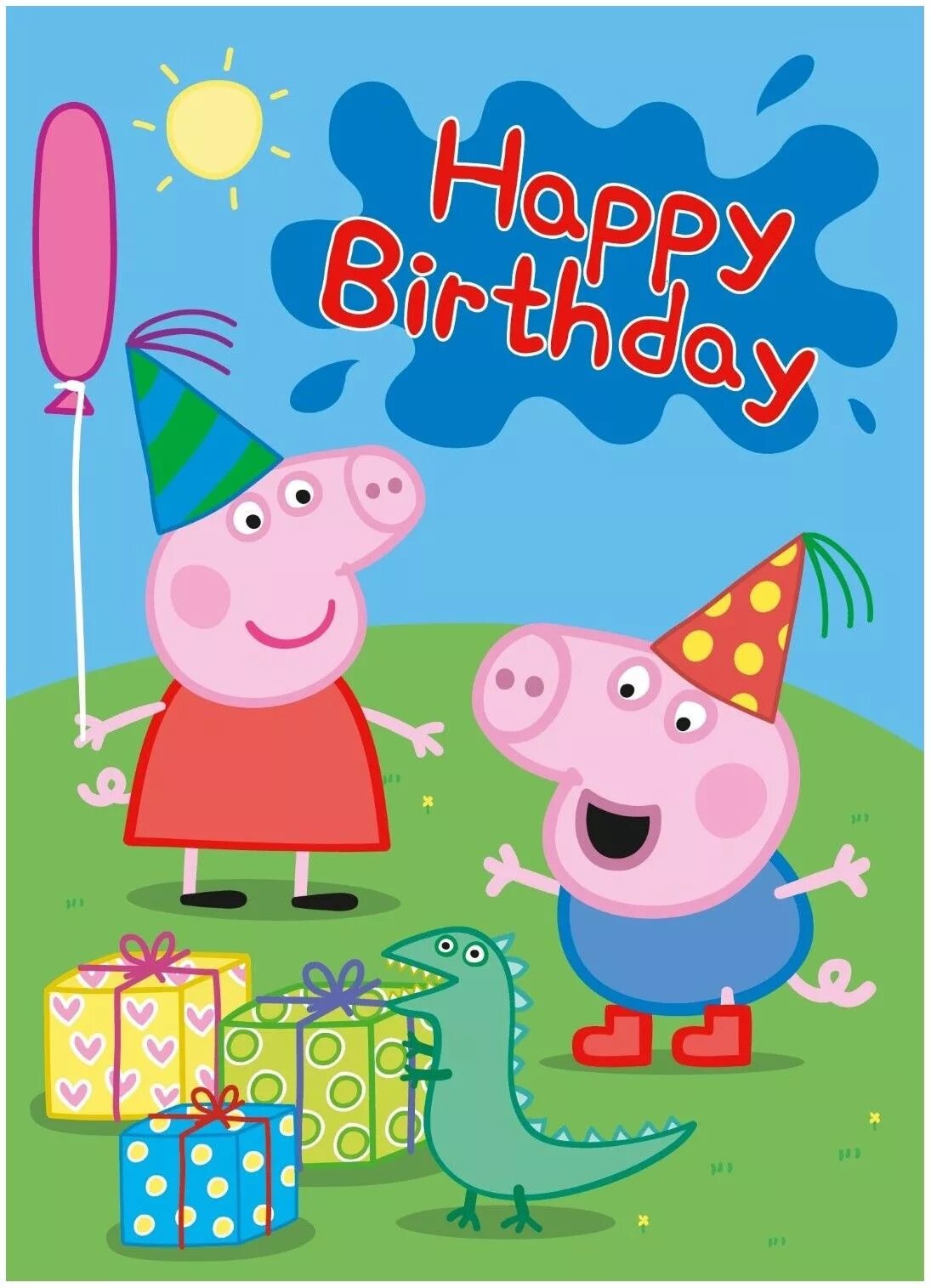 Днем рождения свинка. Свинка Пеппа. Пеппа день рождения. Открытка с Пеппой. Свинка Пеппа 2021.