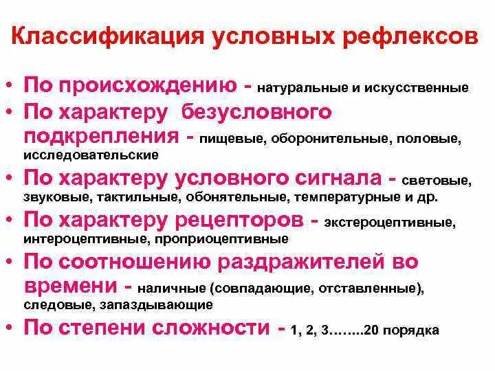 Порядок условных рефлексов. Классификация условных рефлексов. Классификация условных рефлексов и безусловных рефлексов. Классификация условных Рефлексо. Классификация условных рефлексов по происхождению.