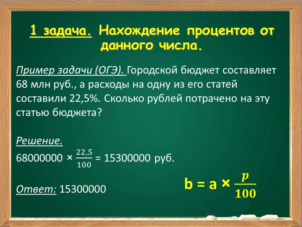 Задачи на нахождение процента от числа. Задача на нахождение процента от числа с решением. Процент от числа задачи. Задачи по нахождению процента.