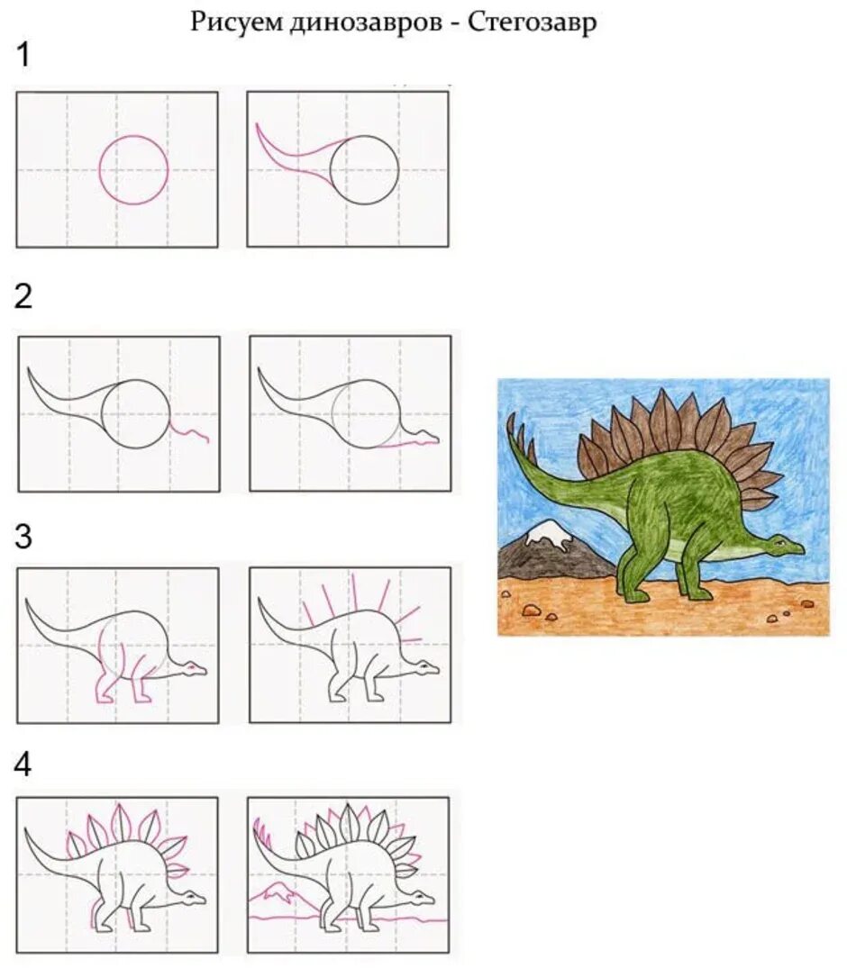 Поэтапное рисование динозавра. Динозавр рисунок. Динозавр пошаговое рисование. Динозавры рисование для детей.