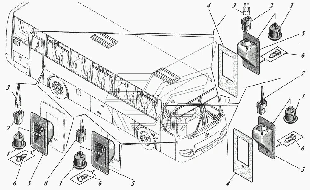 Схемы электрические автобус ПАЗ 320405 Вектор Некст - Voyager-77