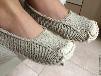Следки из пряжи спицами