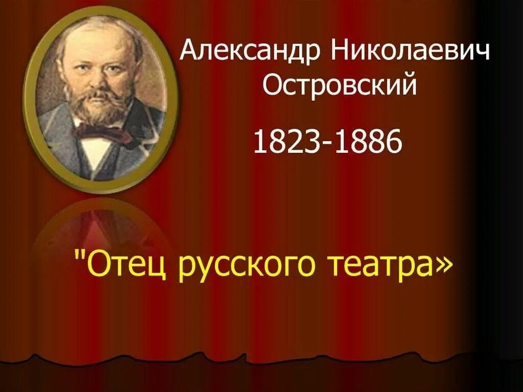 Писатели о театре. А.Н. Островского (1823-1886).