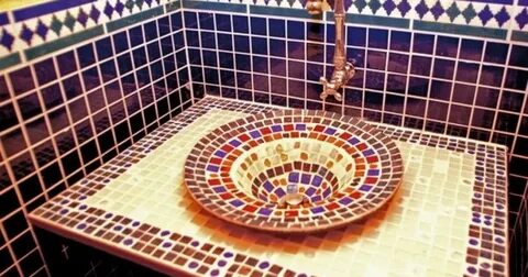 Раковина из плитки