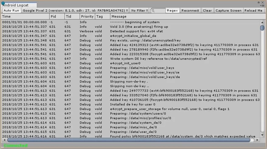 Debug users