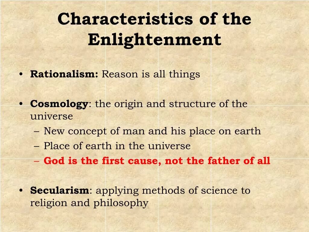 Enlightenment structure. Enlightment features. Why was the image of Prometheus so popular in the 18th Century? What values of the Enlightenment does it convey?. One function - Enlightenment. Characteristic feature