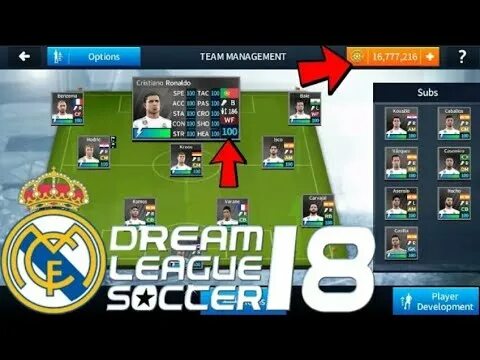 Дрим лига СОККЕР 2018. Дрим лига 2018 без интернет. Dream League Soccer 2018 APK download. Реал Мадрид состав Дрим тим. Длс 2018