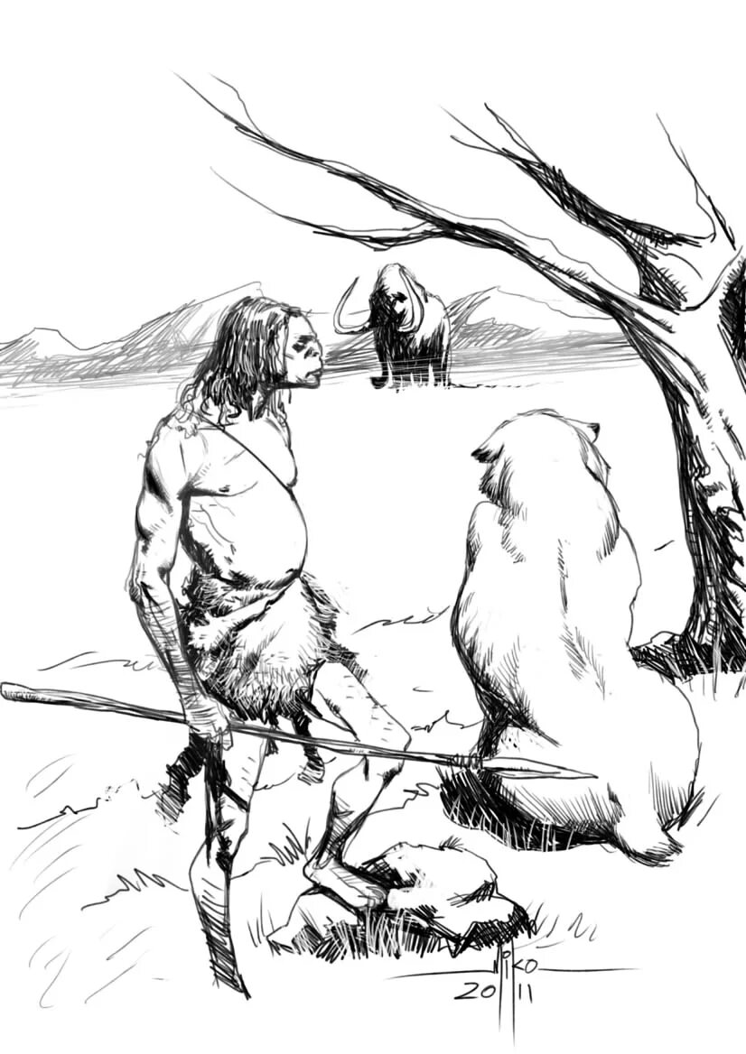 Охота на Мамонтов первобытных людей. Первобытная охота. Древний человек рисунок карандашом. Рисунок древнего человека на охоте. Нарисовать первобытного
