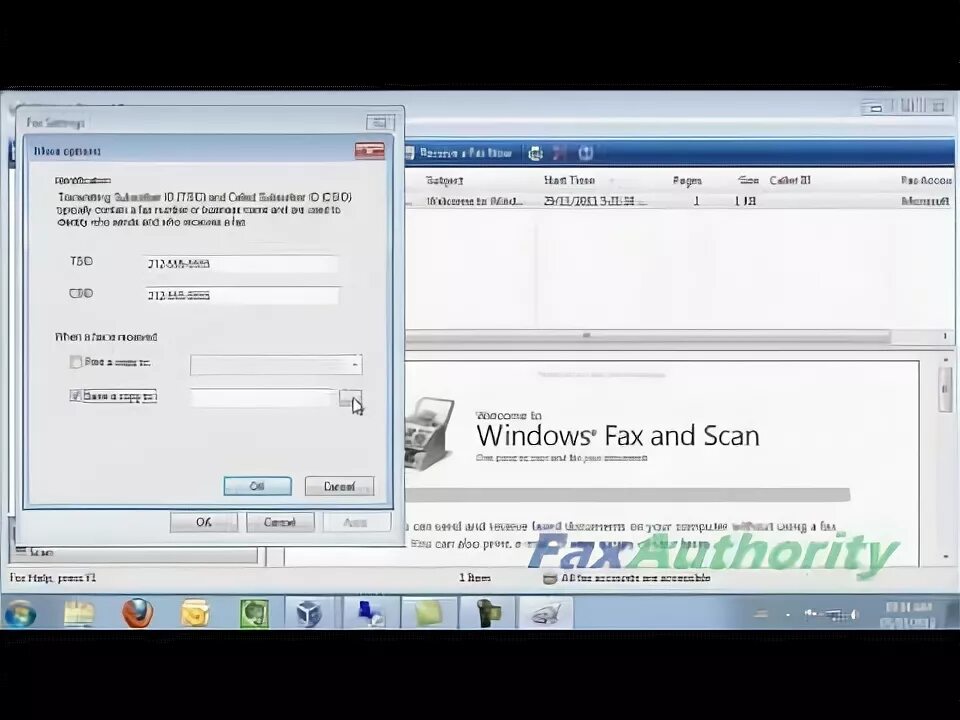Драйвер модема windows 7. Windows fax and scan.