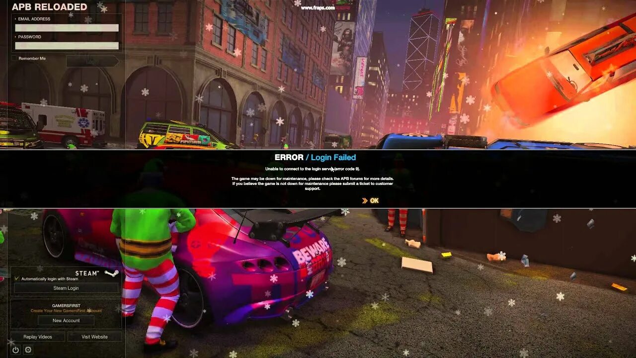 APB Reloaded разгрузка. APB Reloaded login Screen. APB Reloaded Frank Castle. APB indicator. Error code 9