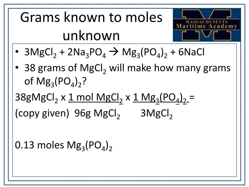 Na2o mgcl2