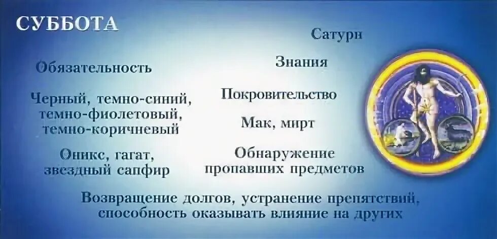 Суббота какой день