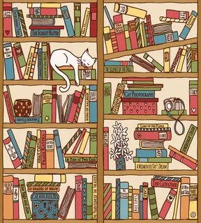 Их любимая полка с книгами