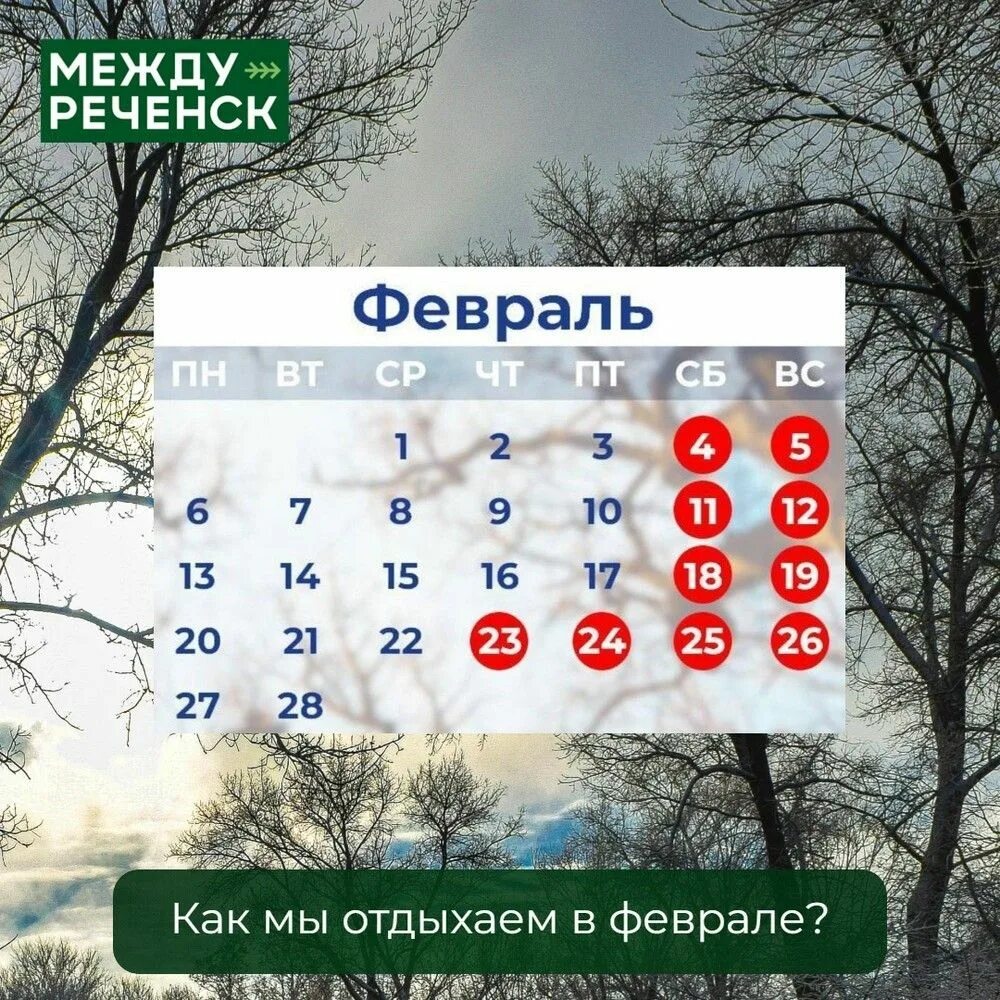 Как отдыхаем в феврале