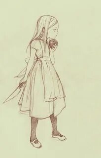 Алиса рисовать девочку
