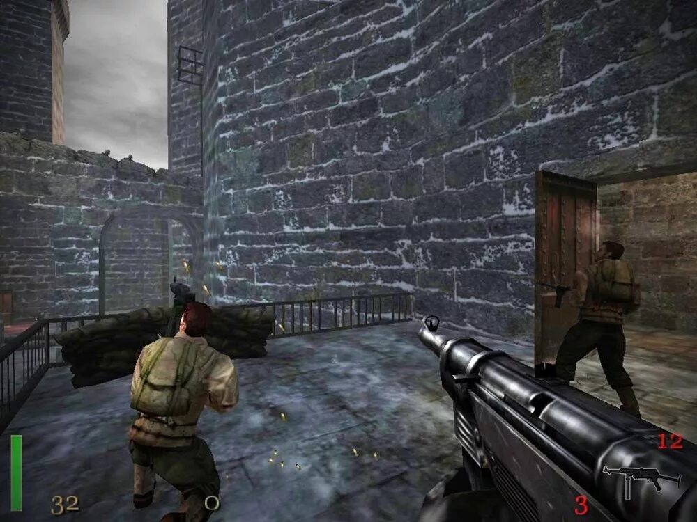 Wolfenstein игра 2001. Return to Castle Wolfenstein (2001) PC. Замок вольфенштайн 2001. Возвращение в замок вольфенштайн.
