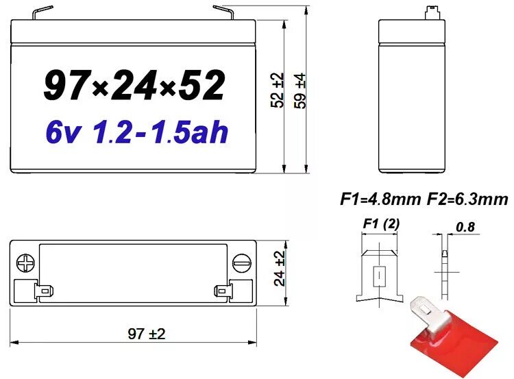 Тип 8 no 10121. Аккумулятор fg10121. аккумулятор fiamm fg10121.