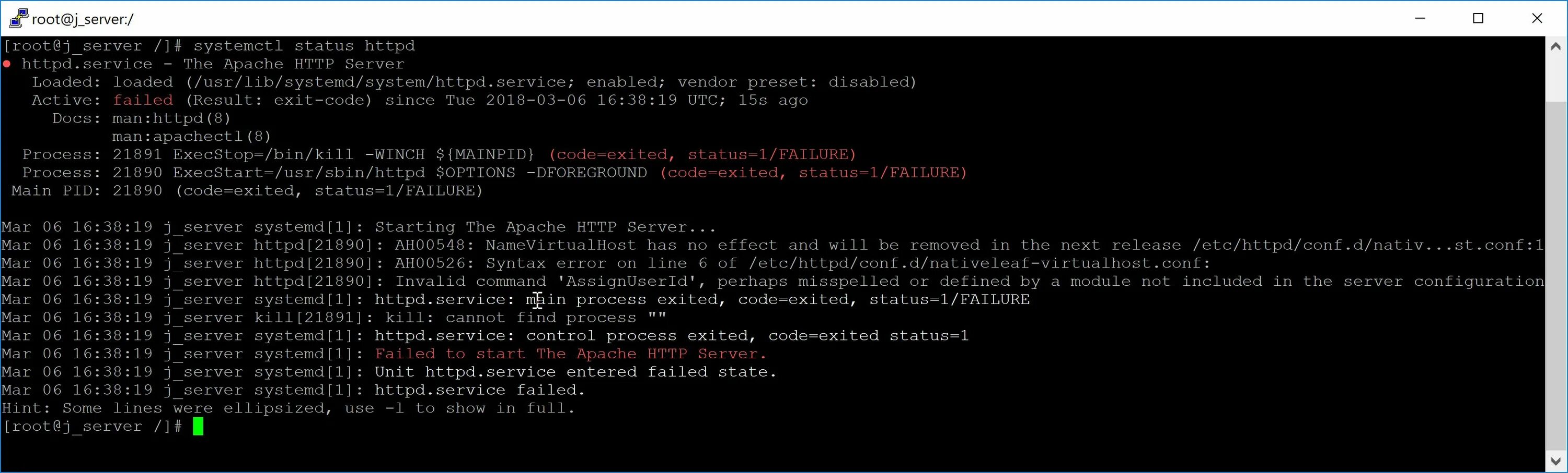 Start process exit. Заглушка для apache2 httpd Centos 7. Invalid Command. Status failed. Рут сервера в России.