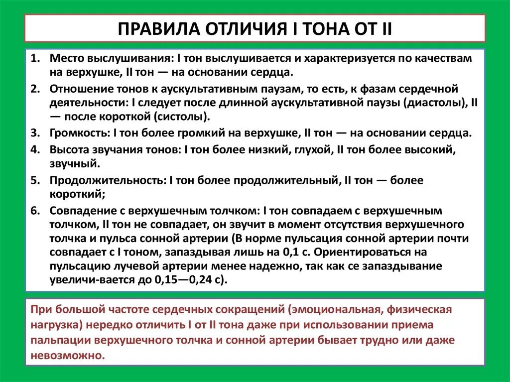 Как отличить 1 от 2. Отличия тонов сердца. Отличия 1 и 2 тона сердца. Первый тон сердца выслушивается. Отличия первого тона от второго тона сердца.