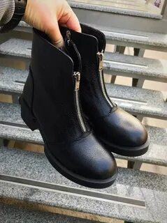 Ботинки без молнии женские