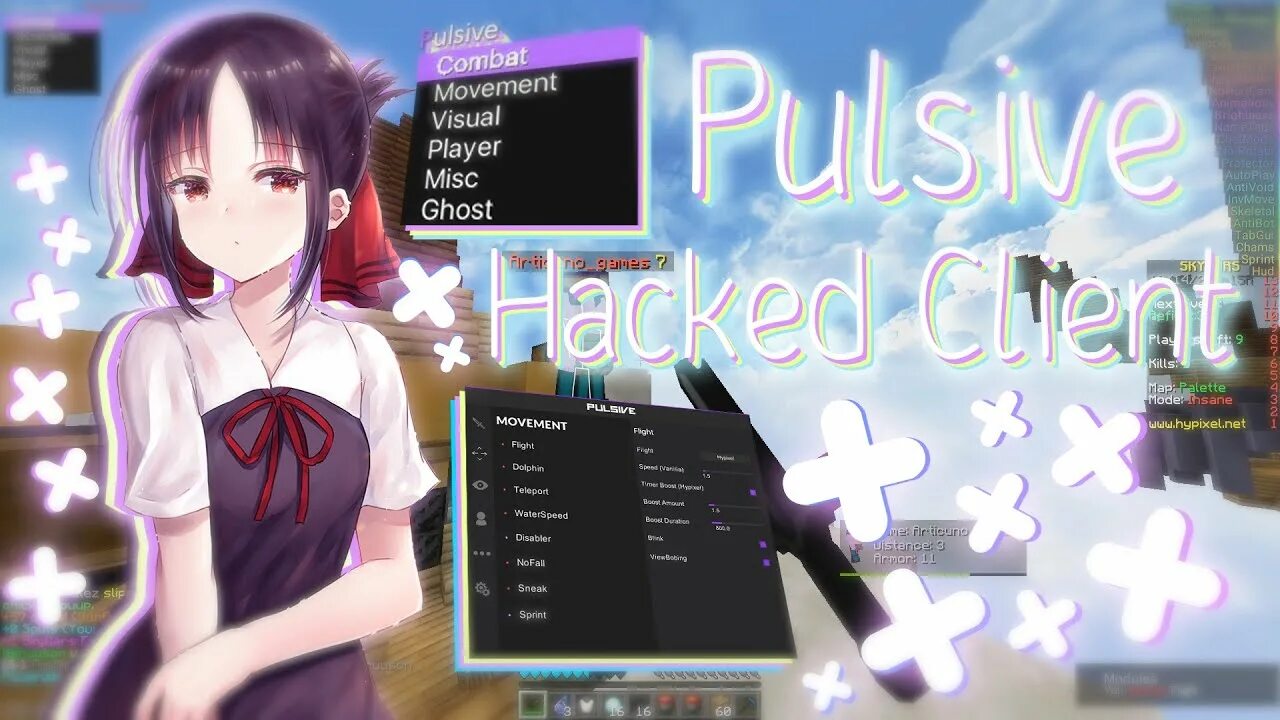 Ghost client. Pulsive чит. pulsive client. pulsive.