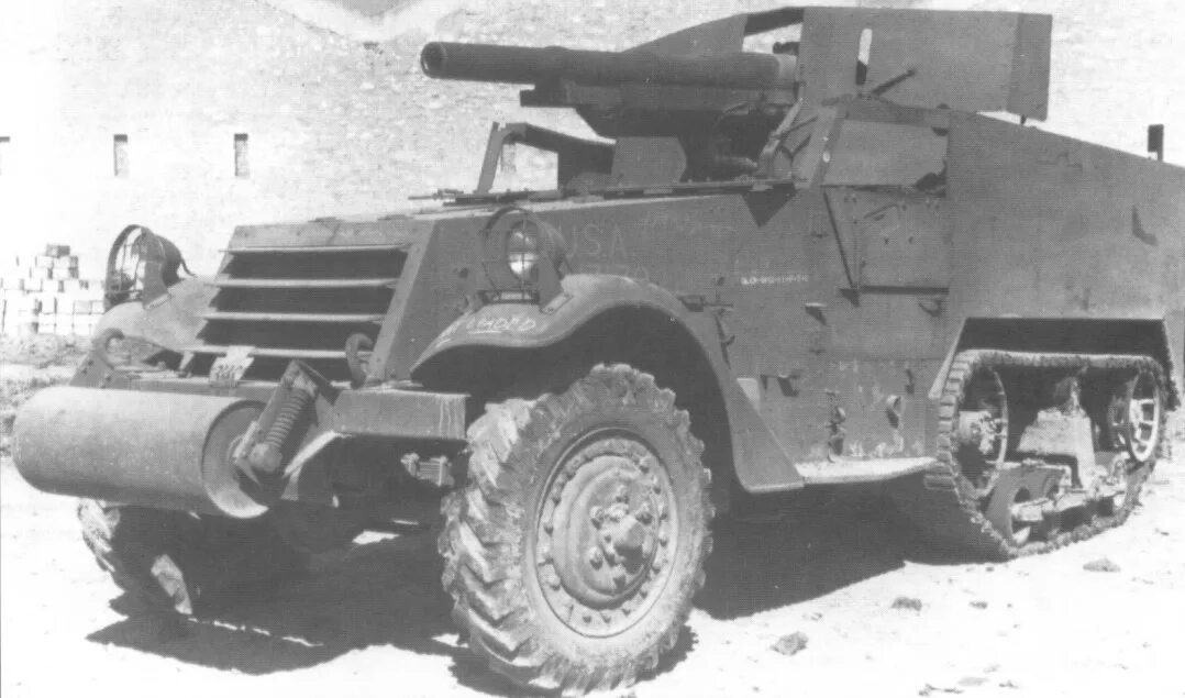 M3 75 mm Gun Motor Carriage. M3 75mm GMC. Us_Halftrack_m3_75mm_GMC. 75мм САУ м3а1.