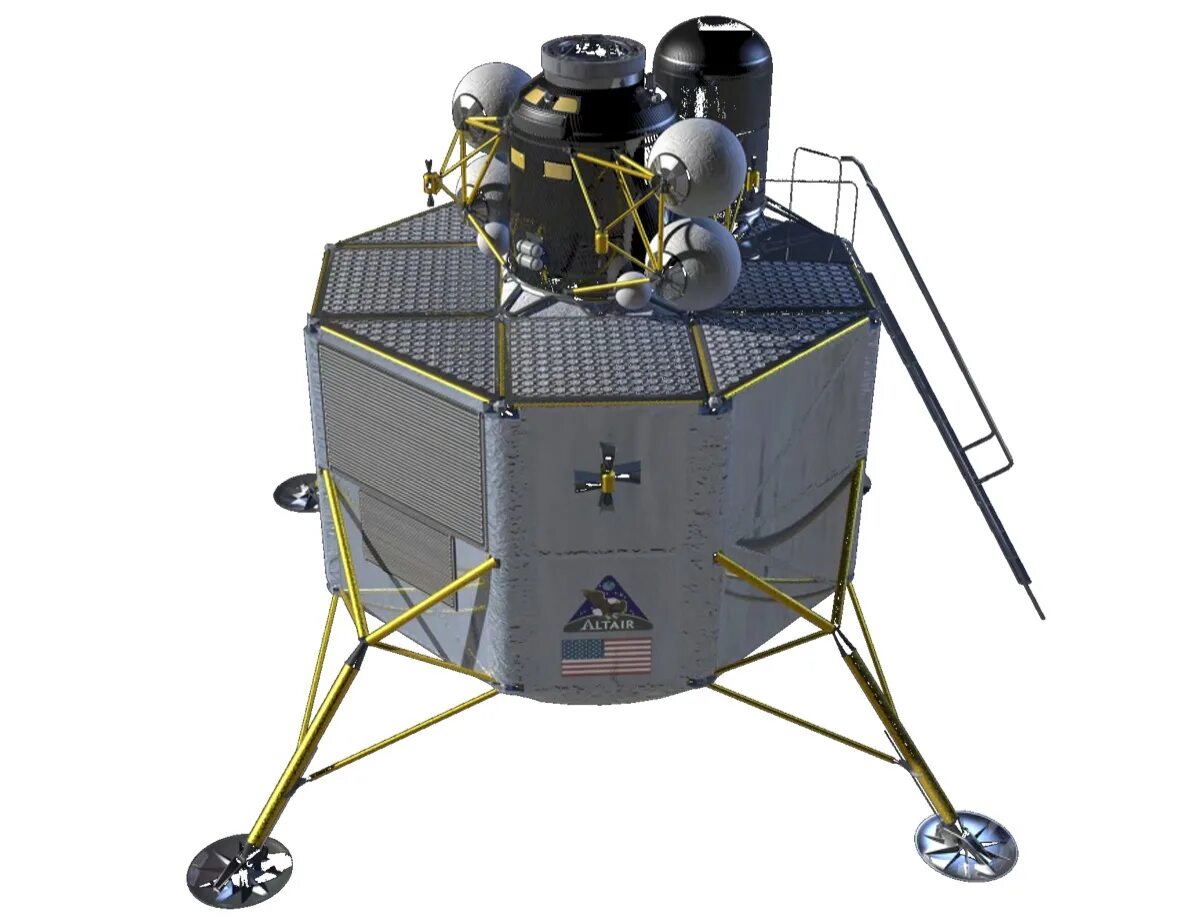 Altair Lunar Lander. Lunar Lander космический аппарат. Альтаир Лунар Лендер. Лунный модуль Альтаир. Lunar lander