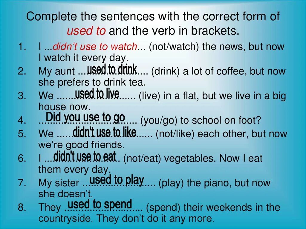 Get anything перевод. Complete the second conditional sentences with the correct form of the verbs in Brackets. Complete the sentences using to be going to. What is the use of doing примеры. Complete these sentences using never and the verb. Write only the verb form with never..