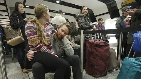 The flight is being delayed