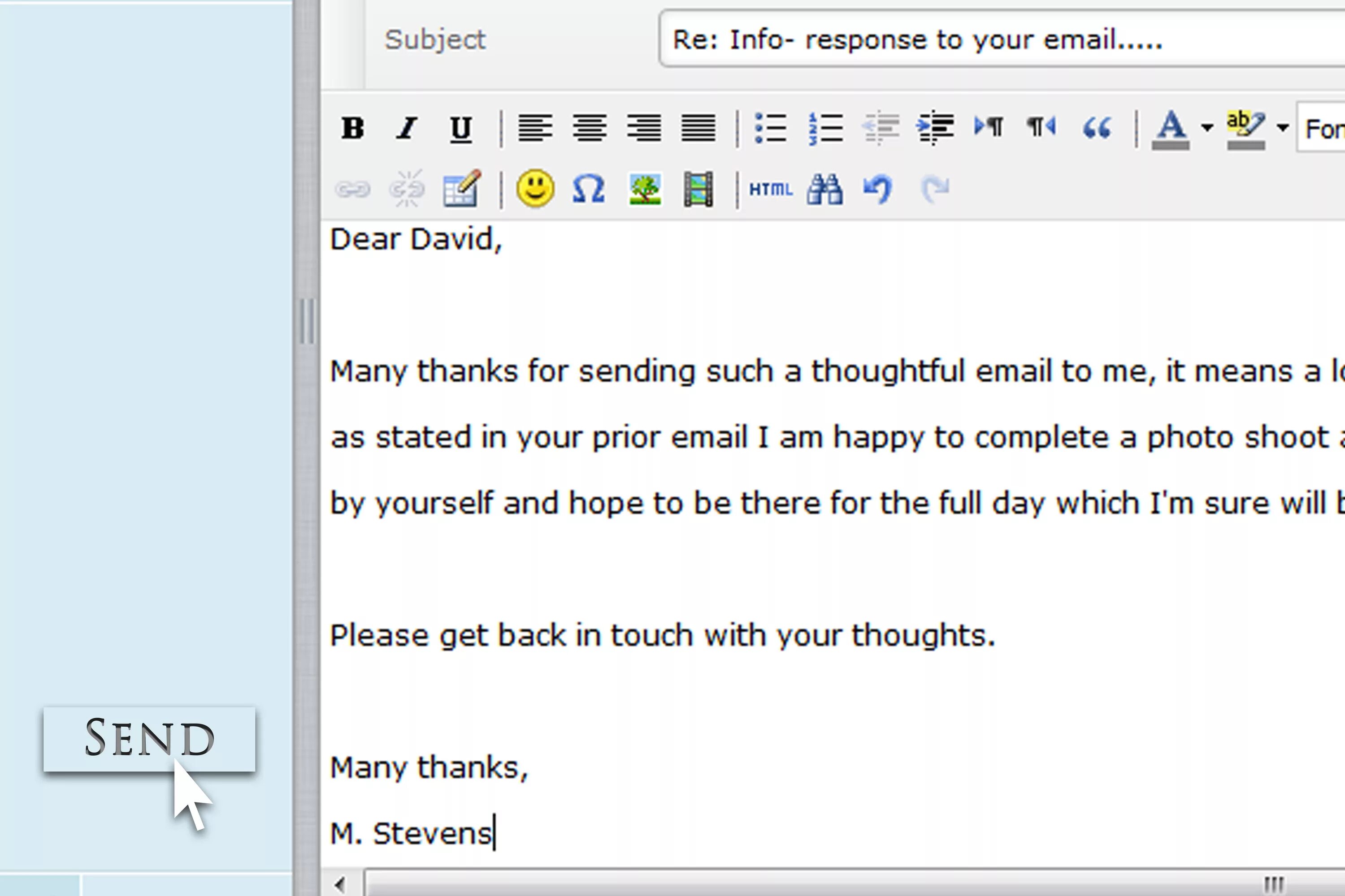 Response email. Responding to email. How to thank someone in an email. Dear ... Email. Reply to this email